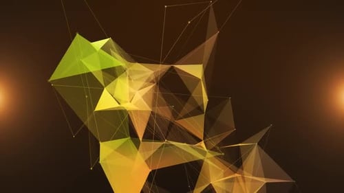 Dynamic Golden Plexus Network Abstract Background Loop