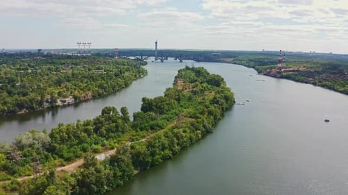Beautiful Nature Near the River