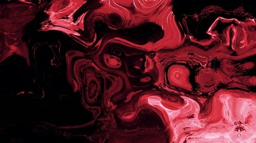Rote bunte Marmorflüssigkeit animiert