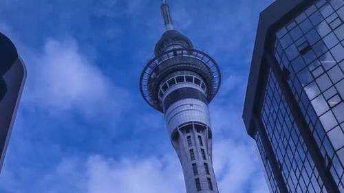Auckland Sky Tower timelapse