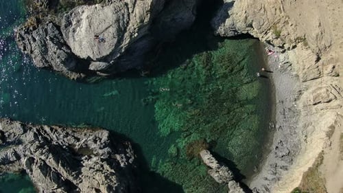 Unspoiled Mediterranean Seaside Beach