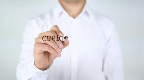 Man Writes Motivational Message on Glass