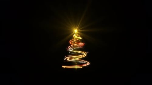 Weihnachtsbaum mit Alpha