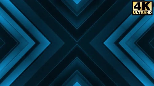 Dynamic Geometric Blue Lines and Squares Loop Background