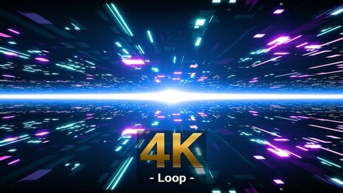 Cyberespace futuriste 4K