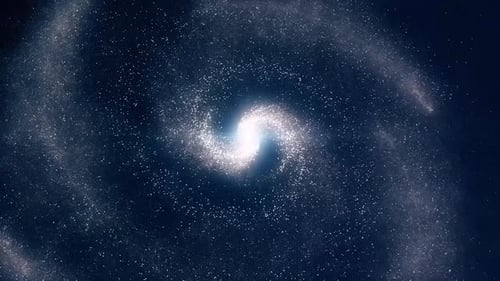 Wunderschöne Spiralgalaxie irgendwo im Weltraum