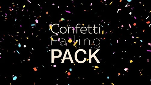 Confetti Falling 4K