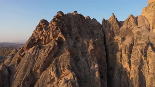 Unique Geological Formations at Cappadocia, Turkey.