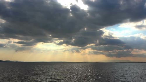 Clouds Of Paradise Above The Ocean