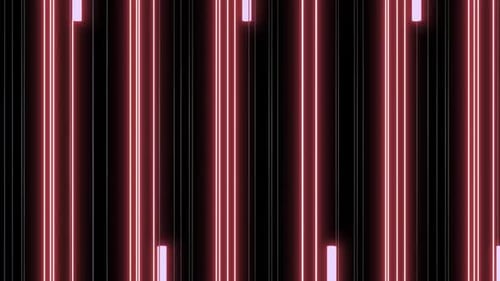 Pacote Vj Loop em forma de néon vermelho 4K