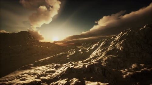 Mountain Landscape in High Altitude