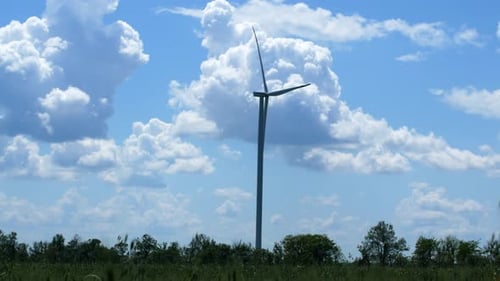 Wind turbines for generating electricity.The wind power plant for the production of energy from wind