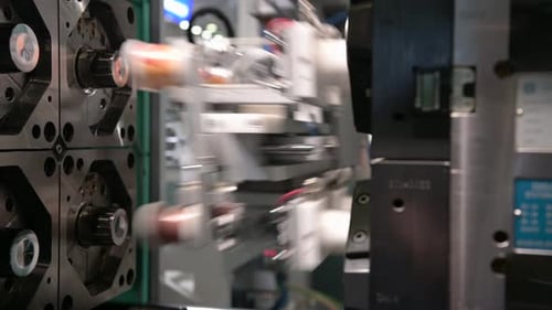 Automatic Plastic Injection Molding Machine.