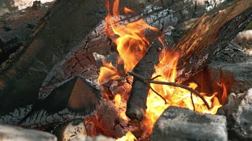 Feu de bois (2K)