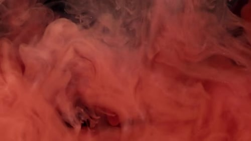 Abstract Reddish Orange Liquid Motion Background