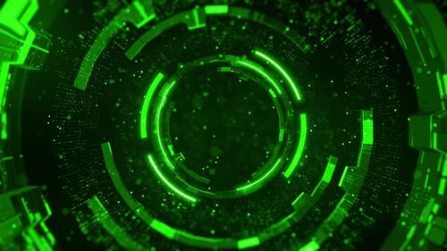 Digitaler Tunnel des Cyberspace 01251
