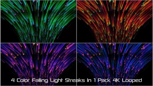 Falling Light Streaks 01