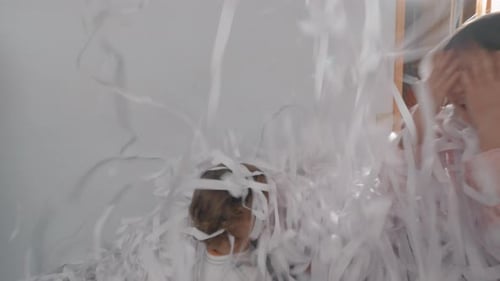 Enjoyable paper party for kids