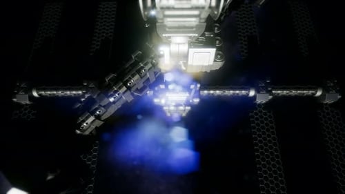 Spaceship Travelling Through the Universe