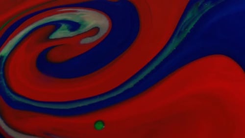 Abstract Pattern Artistic Concept Oil Bubbles Exploding Paint