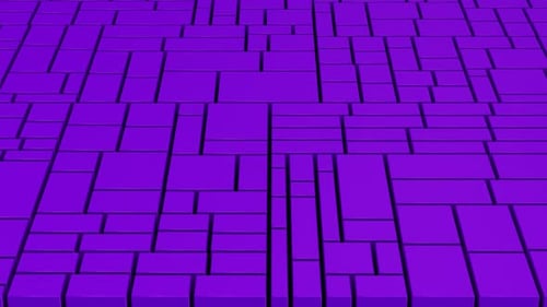 Abstract Geometric Purple Cubes Motion Background Loop