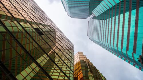 Business Skyscraper in Hong Kong