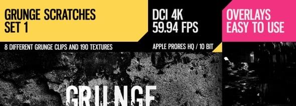 Grunge Scratches (4K Set 1)