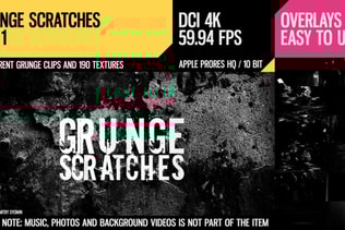 Grunge Scratches (4K Set 1)