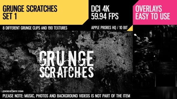 Grunge Scratches (4K Set 1)