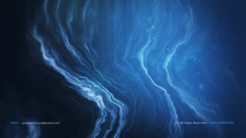 Dynamic Abstract Blue Fluid Background Animation