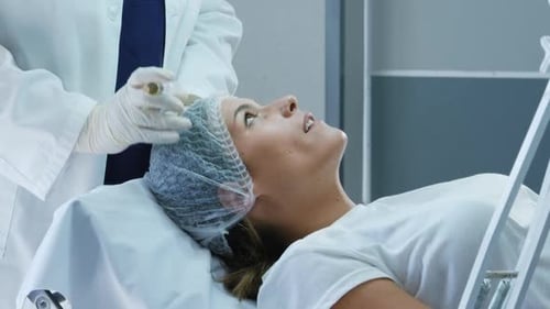 Medical professional at work