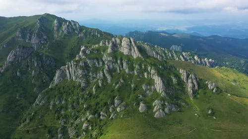 Panorama der Ciucas-Berge