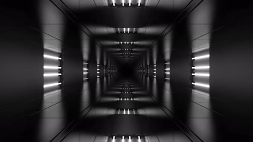 Schwarz-Weiß-Tunnel-Hintergrund-