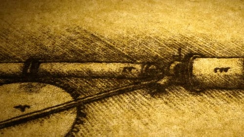 Dessin d'ingénierie ancien