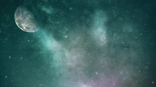 Abstract Space Stars background