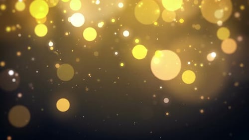 Goldener Bokeh-Falling