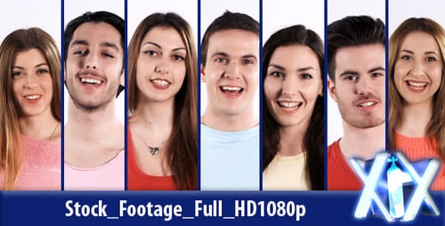 Young Adults Smiling and Talking