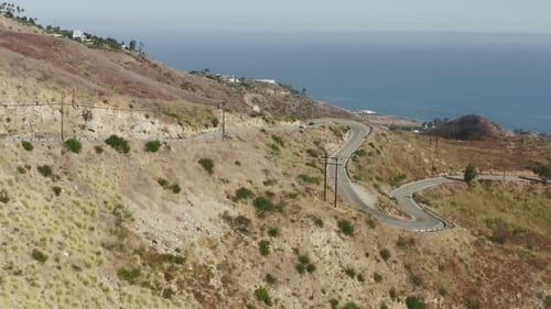 Fast Speedy Cars Racing in Los Angeles California USA Aerial Sport Racing