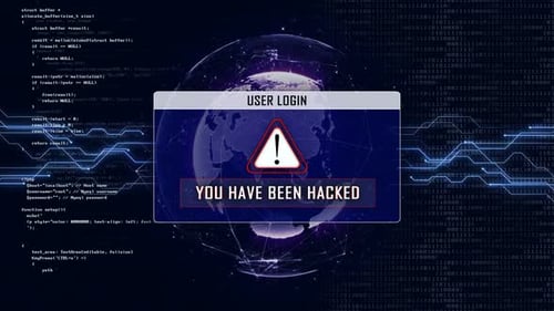Vous avez été piraté : texte et interface utilisateur