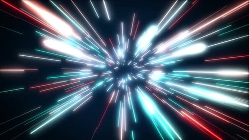 Hyperspace Jump in Outer Space