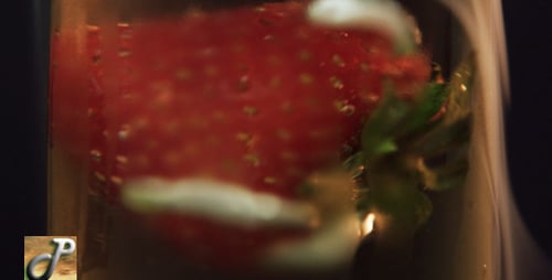 Strawberry and Mozzarella in a Glass