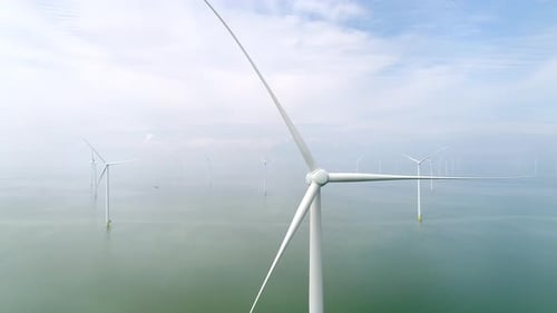 Off shore wind farm / Breezanddijk, Friesland, Netherlands
