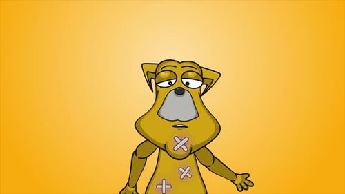 Poor Dog Character Talking 4K