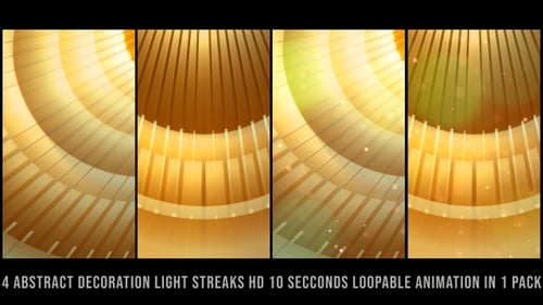 Dekoration Light Streaks Goldpack