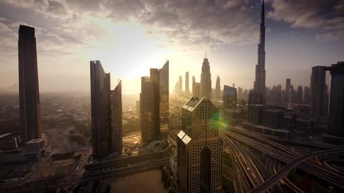 Skyline City Business District Buildings