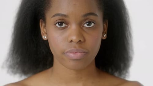 Close-up Of a Young Woman's Face