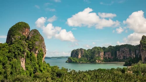 Hermosa playa tropical de Tailandia