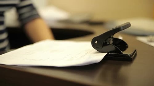 Hole Punch for Binding Documents