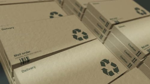 Delivery box pack production loopable seamless