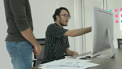 Business Meeting in Modern Workplace